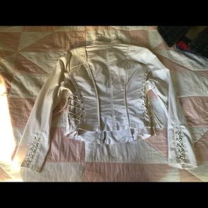 White House Black Market moto jacket size 14P